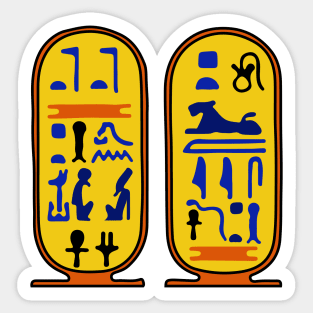 Hieroglyphs of the Pharao Sticker